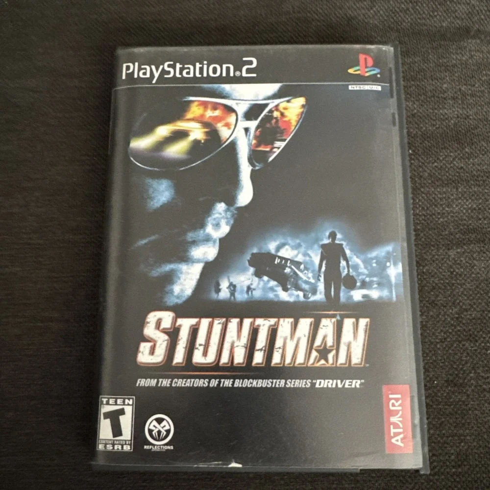 Stuntman (Sony PlayStation 2, PS2) Tested  CIB .    Blockbuster Case Read